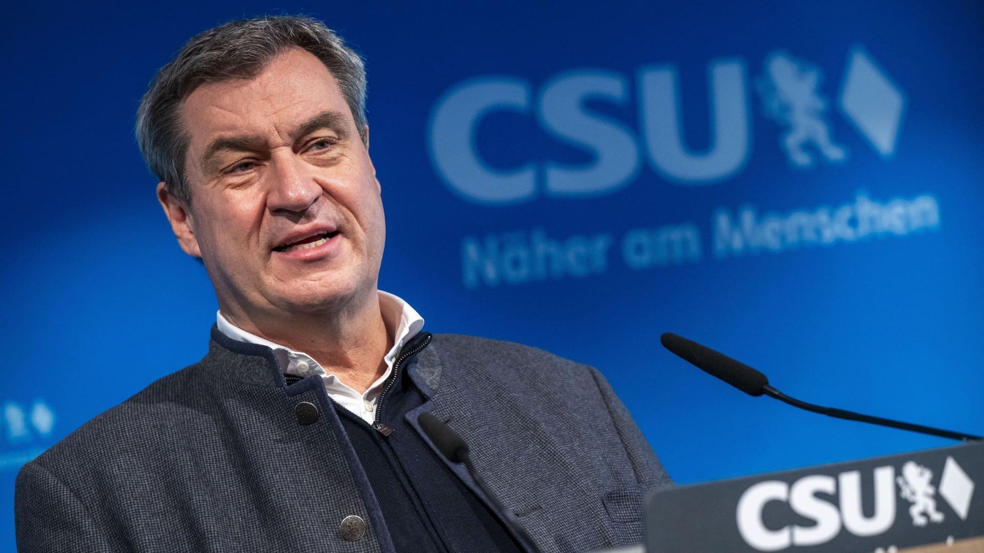 Parteipressekonferenz der CSU
