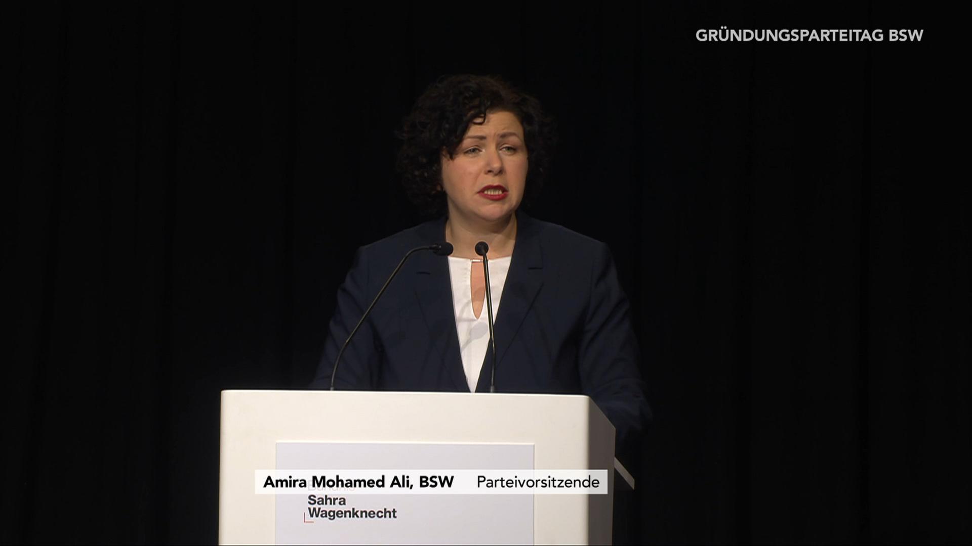 Parteitag BSW: "Aus der Breite der Gesellschaft"