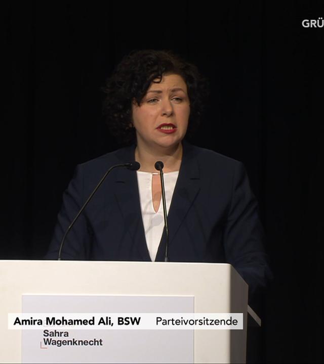 Parteitag BSW: "Aus der Breite der Gesellschaft"