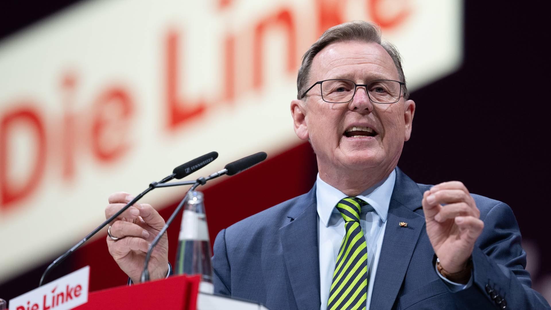 Parteitag Die Linke: Rede von Bodo Ramelow