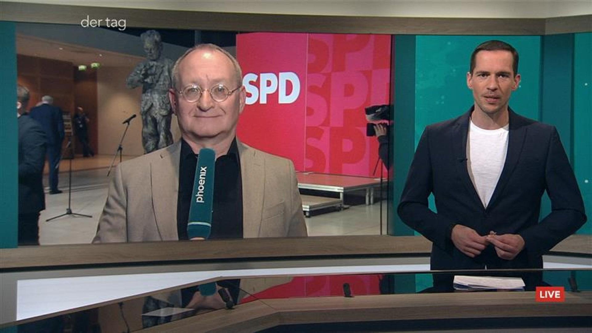 phoenix der tag - SPD-Krisensitzung und Altersvorsorgereform