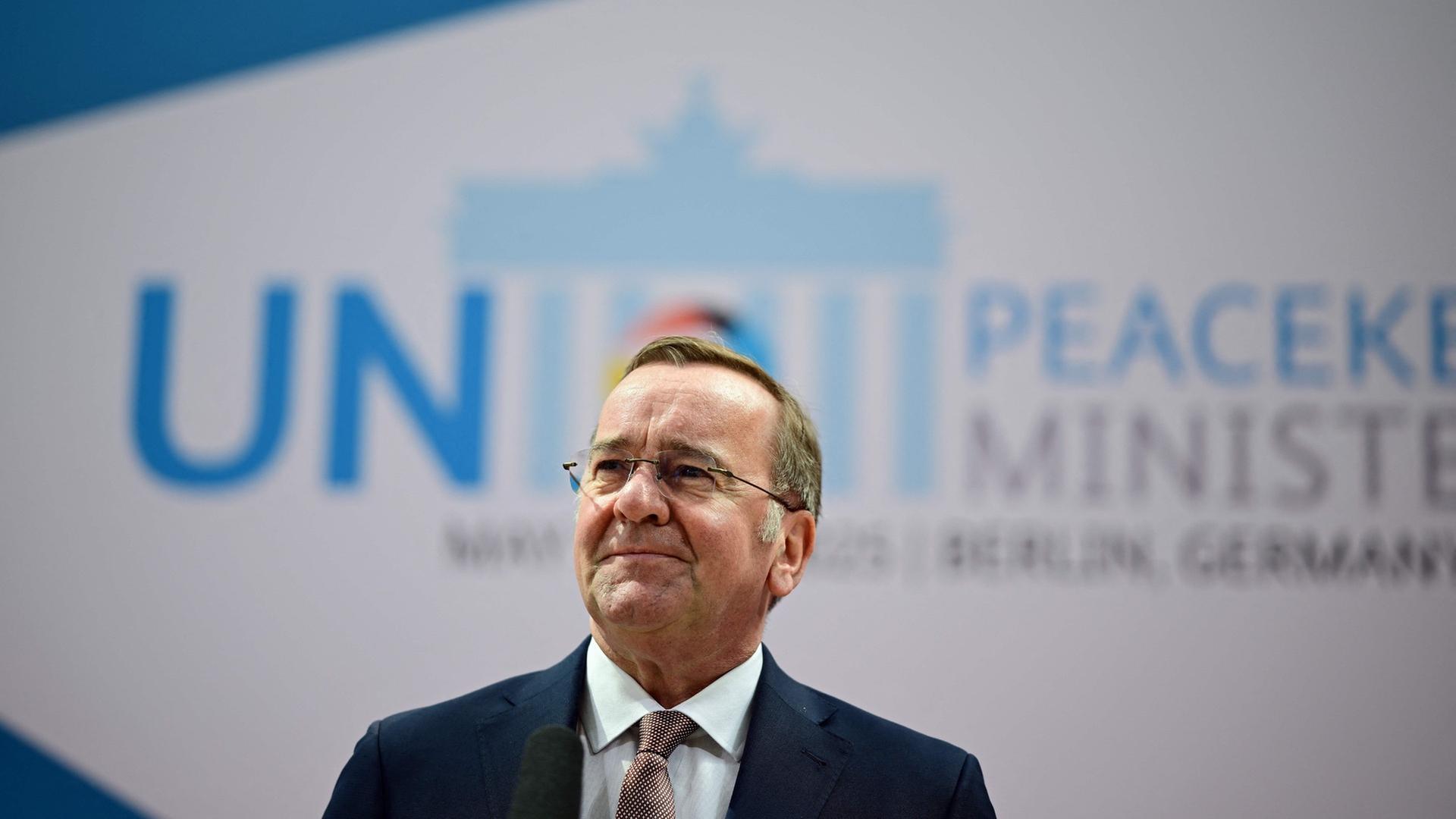 Pistorius: "Frieden und Sicherheit werden nicht geschenkt"