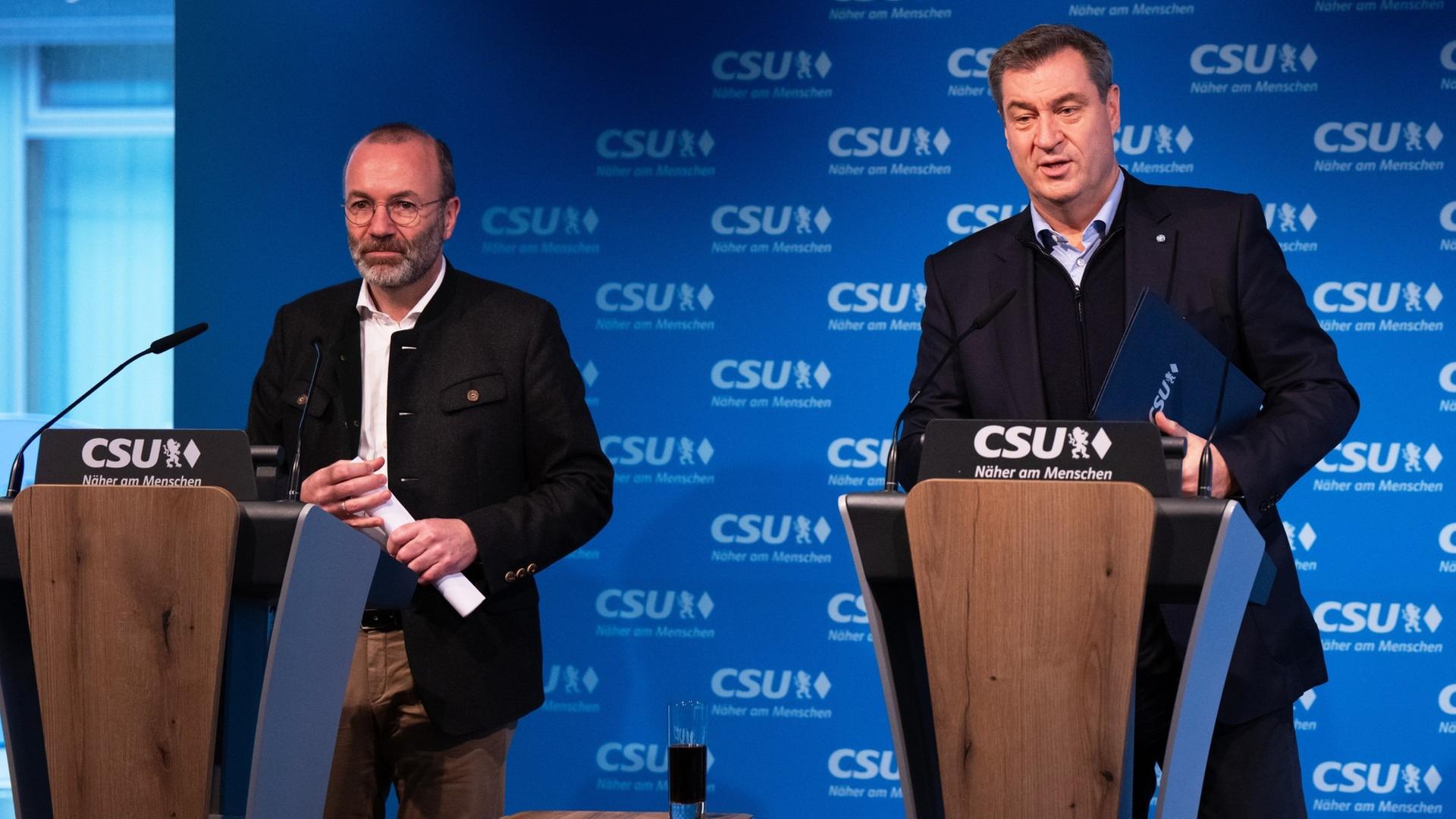 Pressekonferenz der CSU