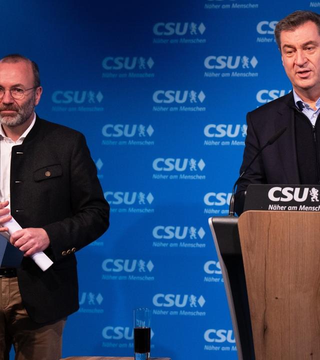 Pressekonferenz der CSU
