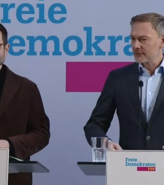 Pressekonferenz der FDP