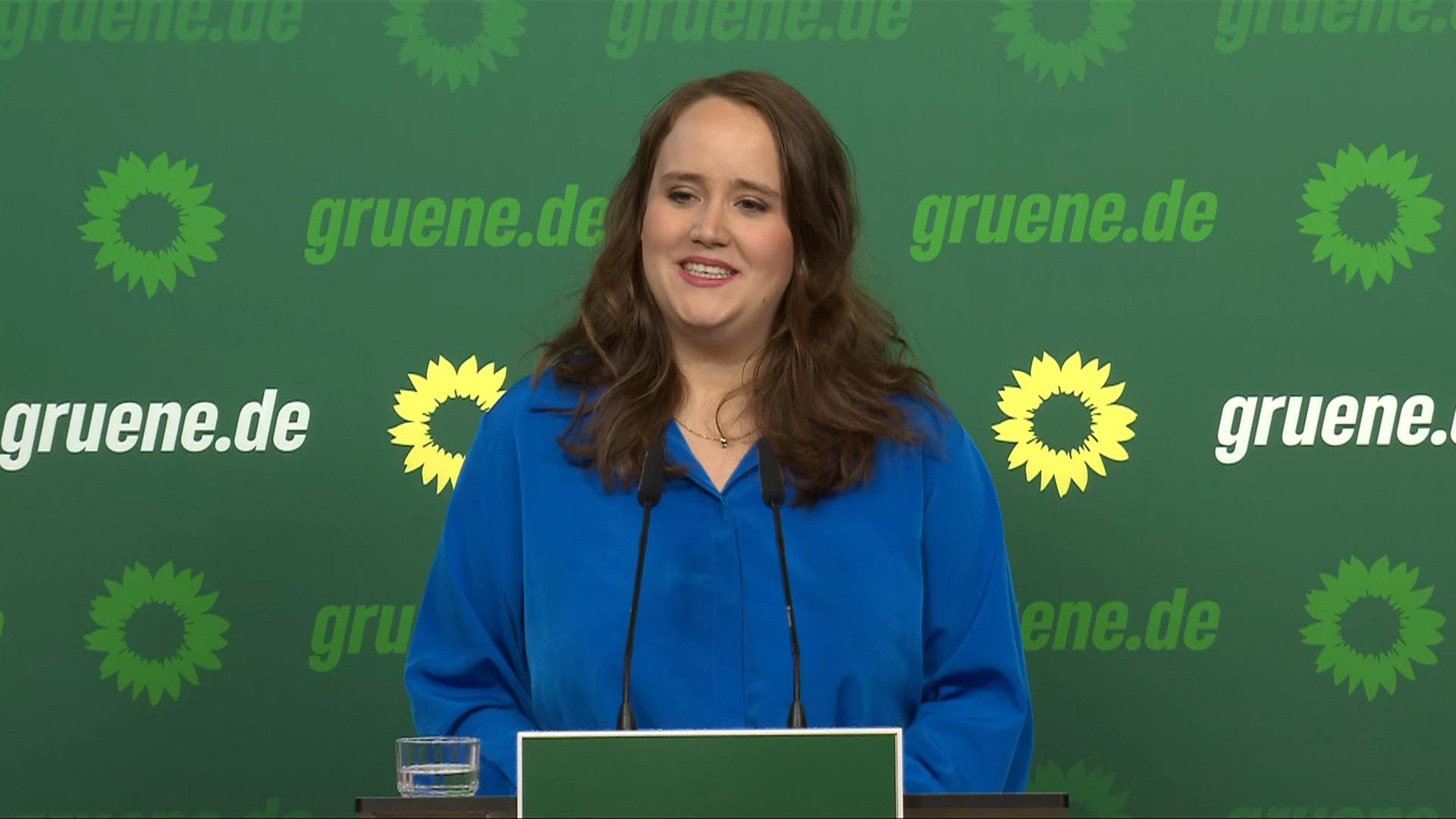 Pressekonferenz Die Grünen