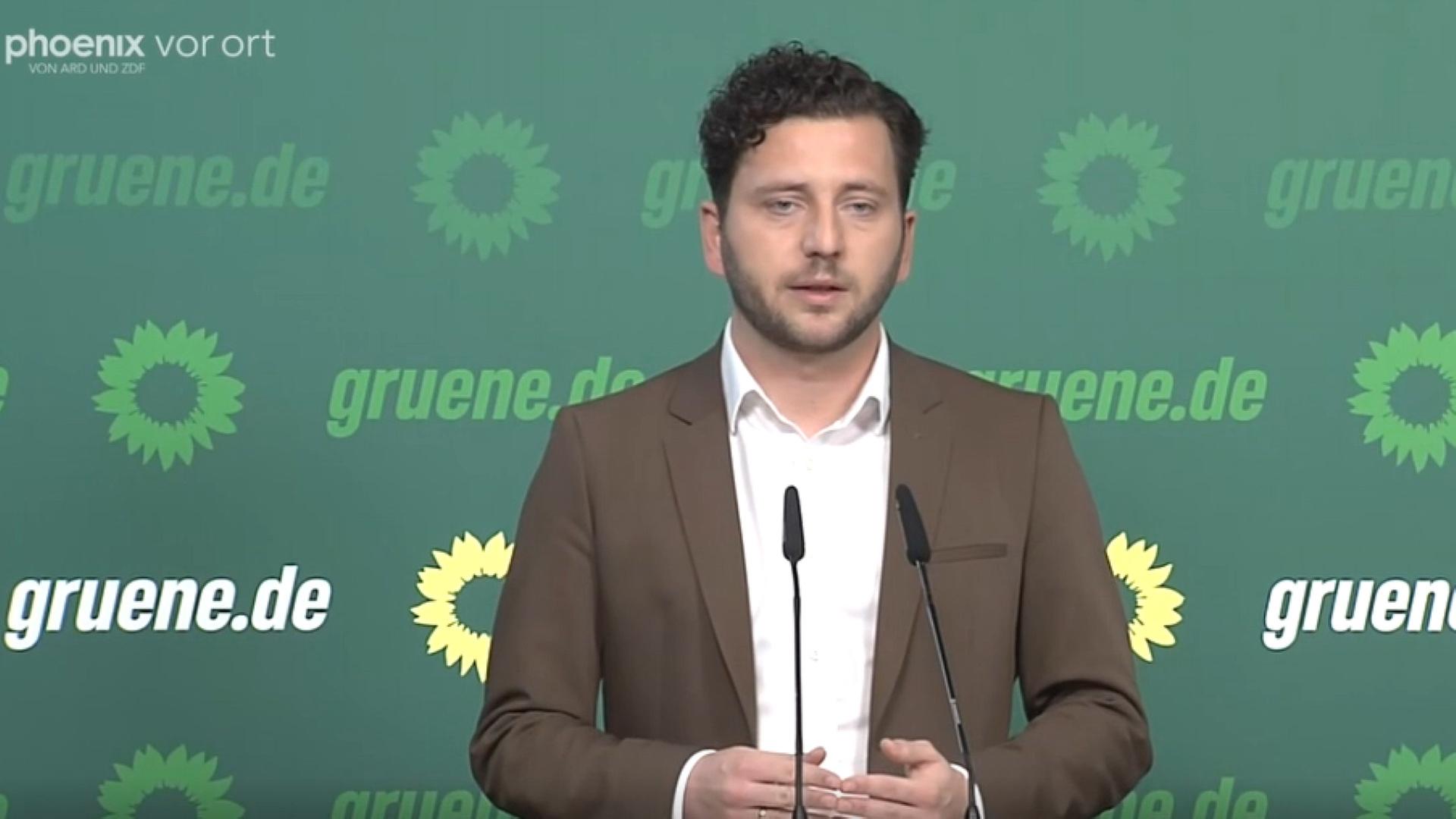 Pressekonferenz Die Grünen