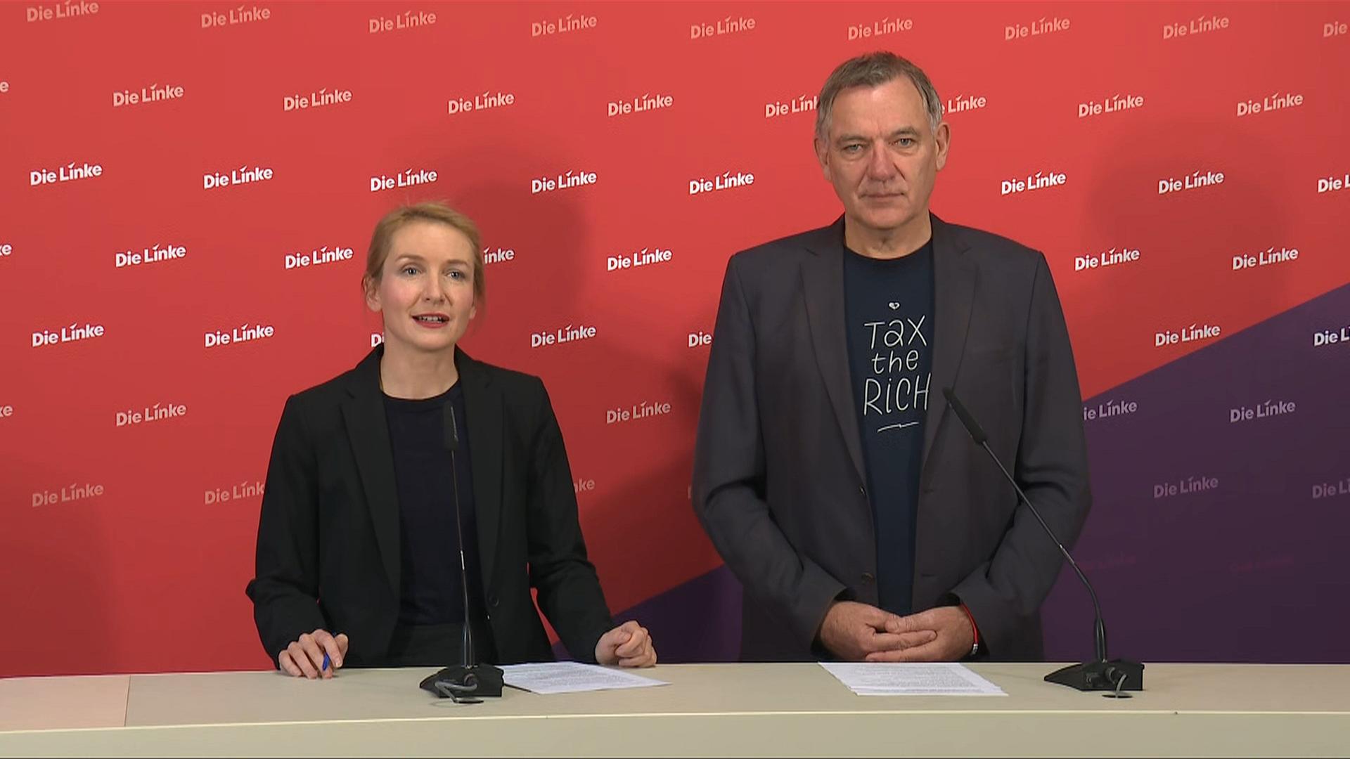 Pressekonferenz Die Linke