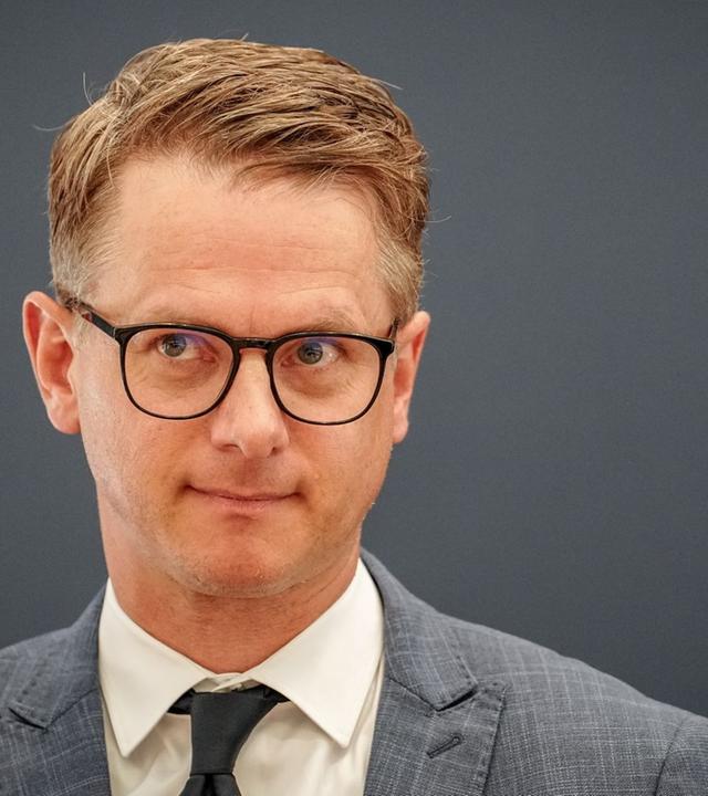 Pressekonferenz mit CDU-Generalsekretär Linnemann