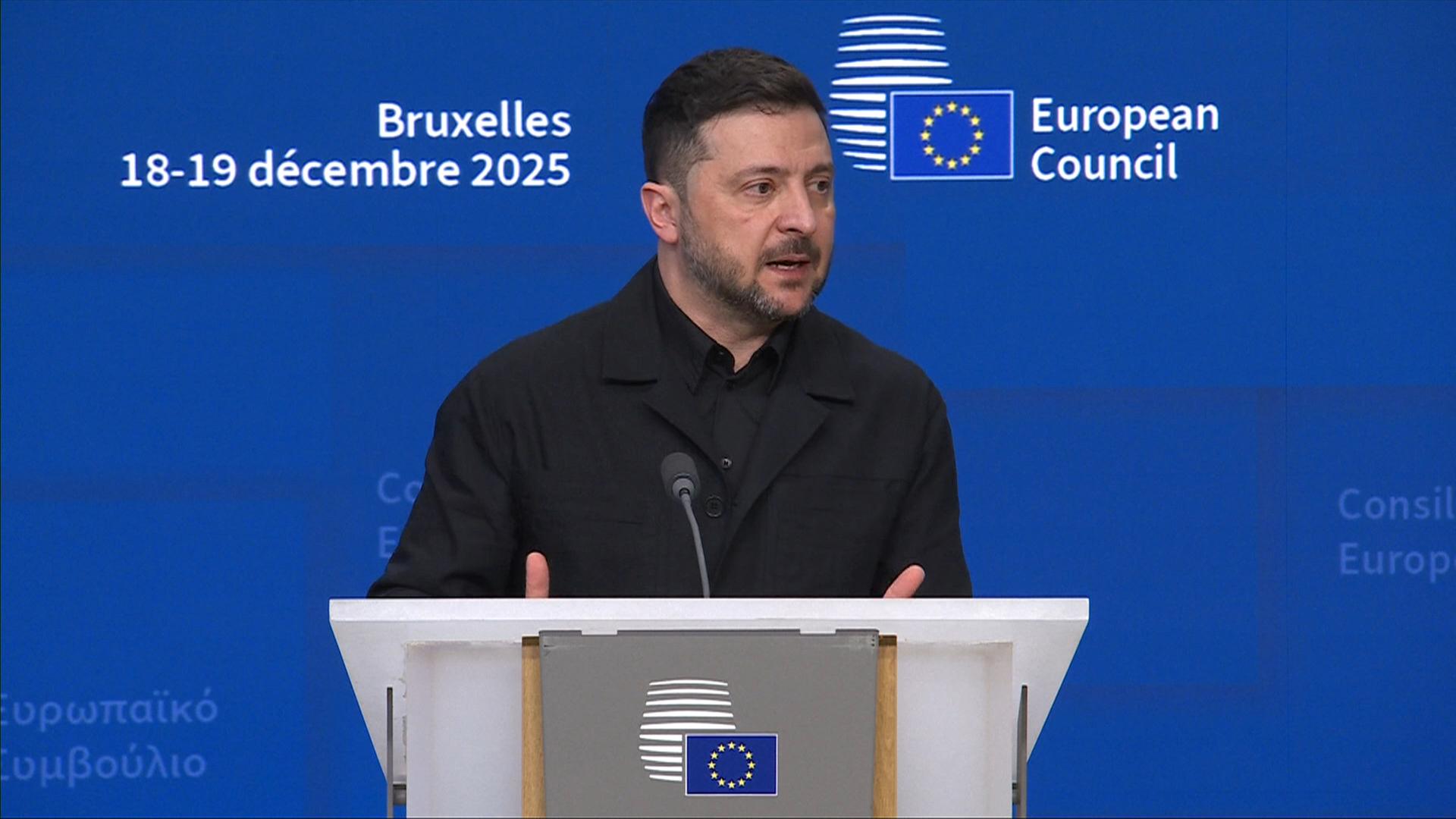 Pressekonferenz Selenskyj in Brüssel