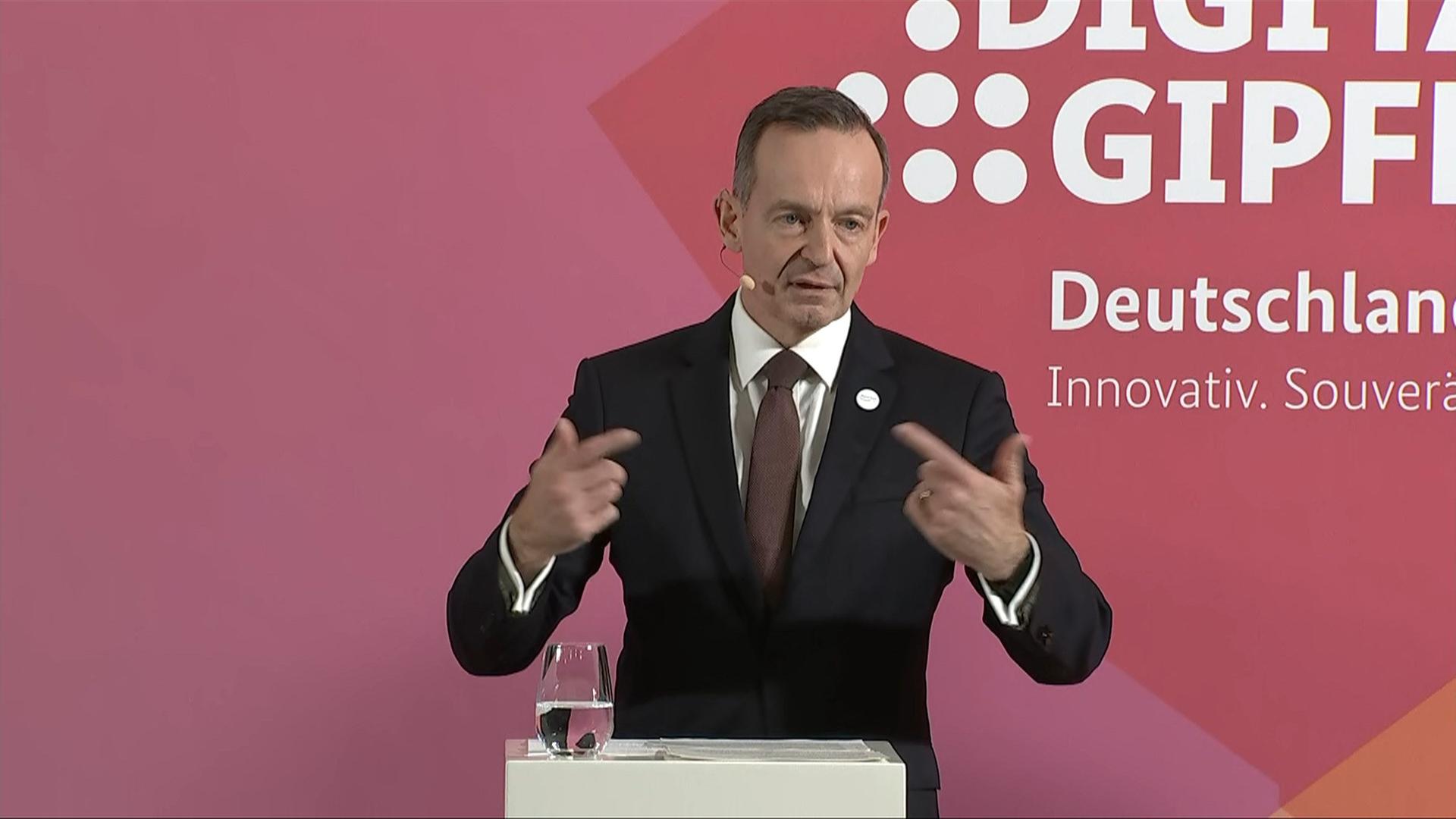 Pressekonferenz zum Digital-Gipfel
