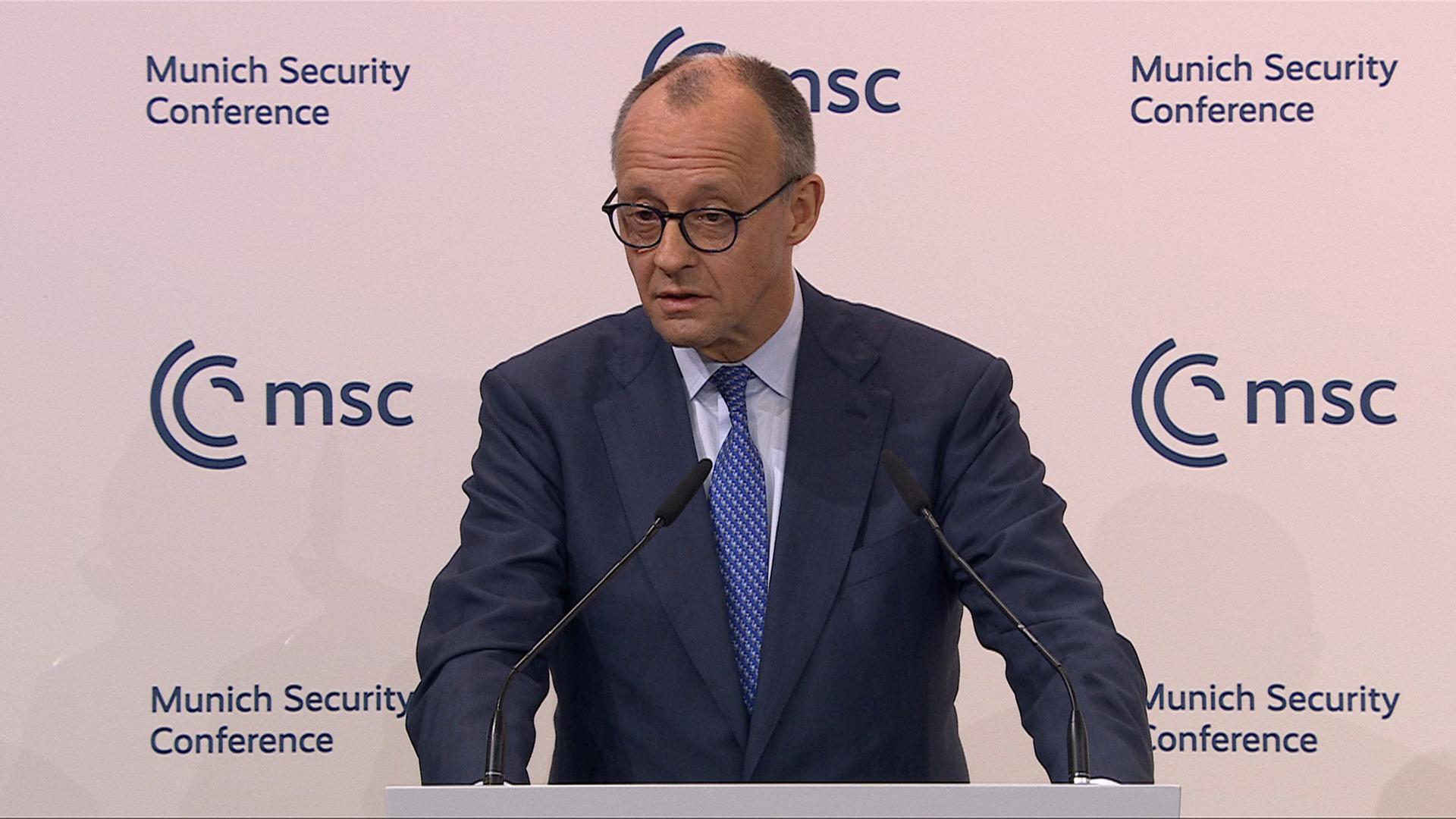 Rede Merz auf der Münchner Sicherheitskonferenz