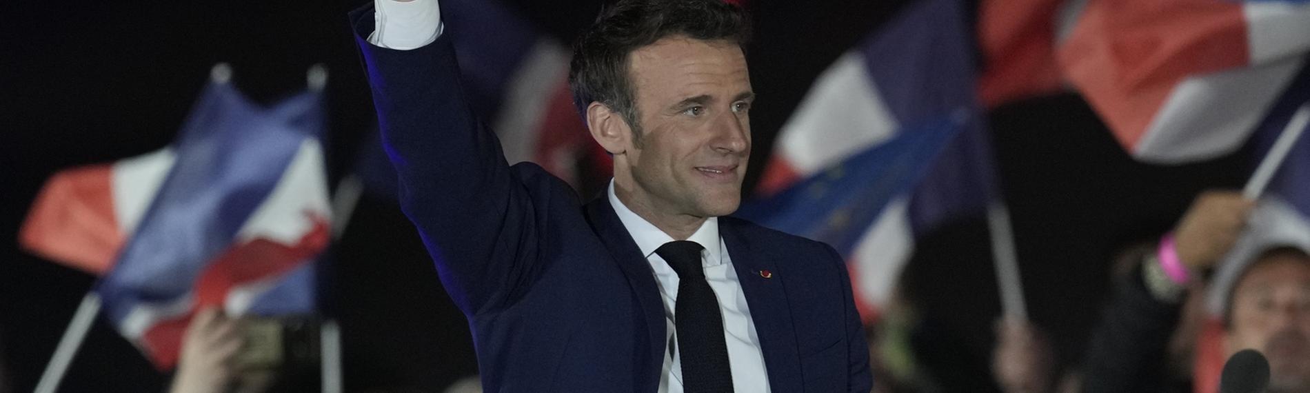 Rede Präsident Macron nach Wahlsieg
