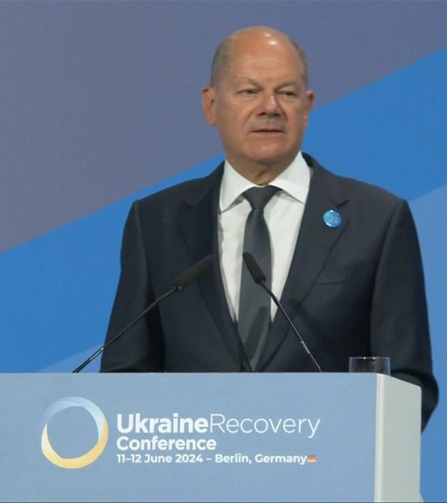 Rede Scholz auf der Ukraine Recovery Conference