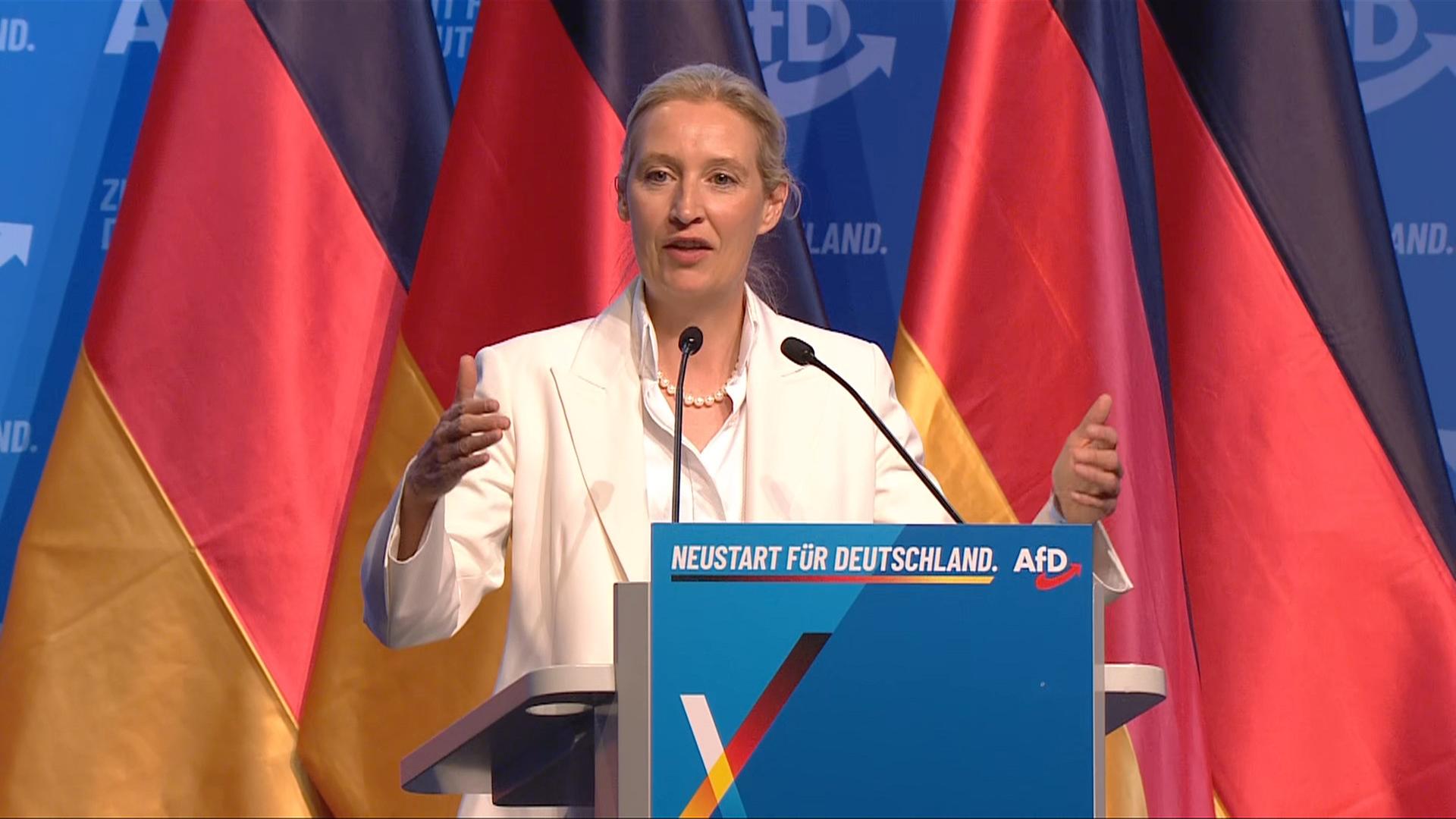 Rede von Alice Weidel: “Das Ziel heißt Deutschland”