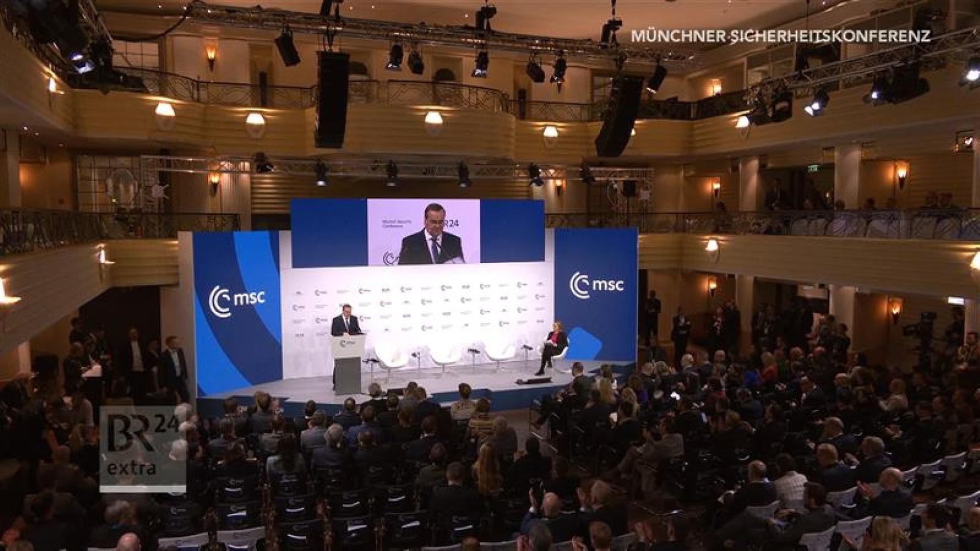 Rede von Boris Pistorius bei der MSC