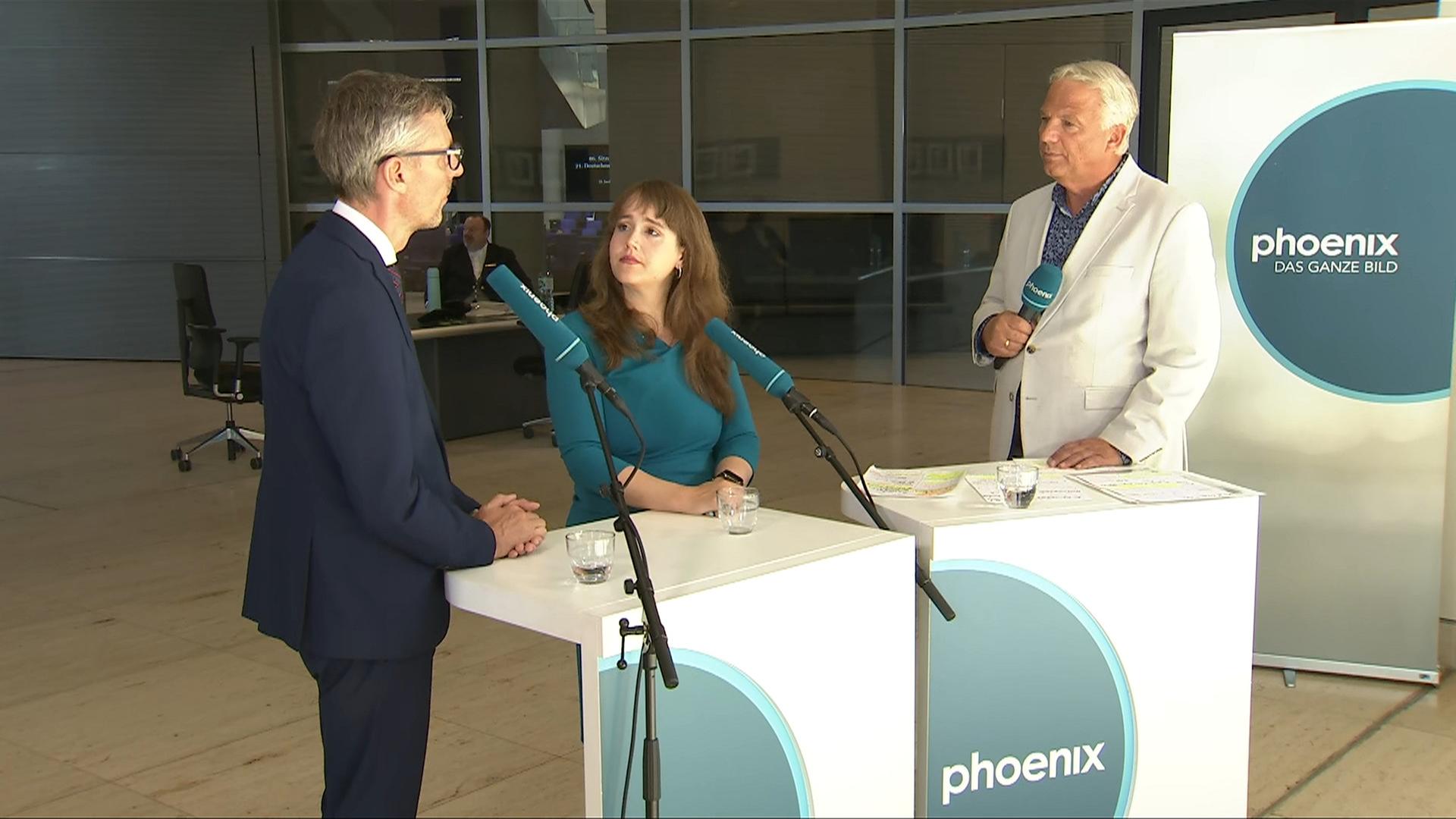 Ricarda Lang und Lars Castellucci zum Thema Organspende