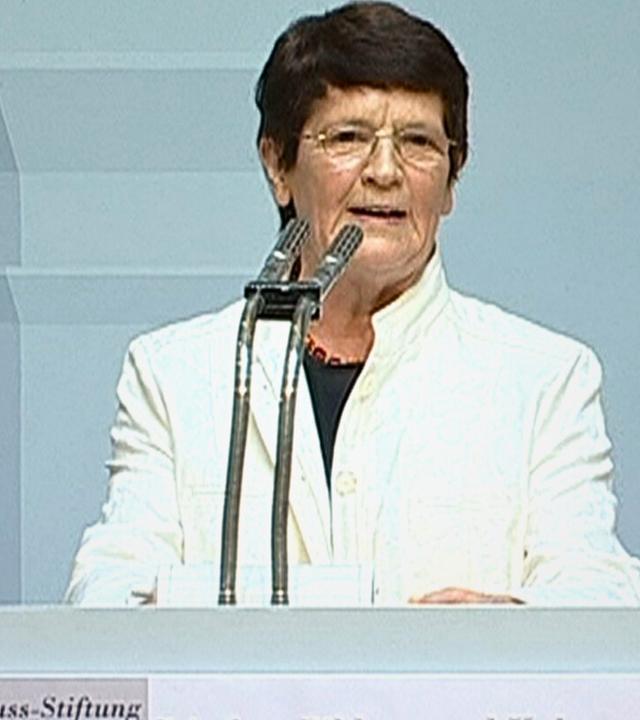 Rita Süssmuth erhält Theodor-Heuss-Preis