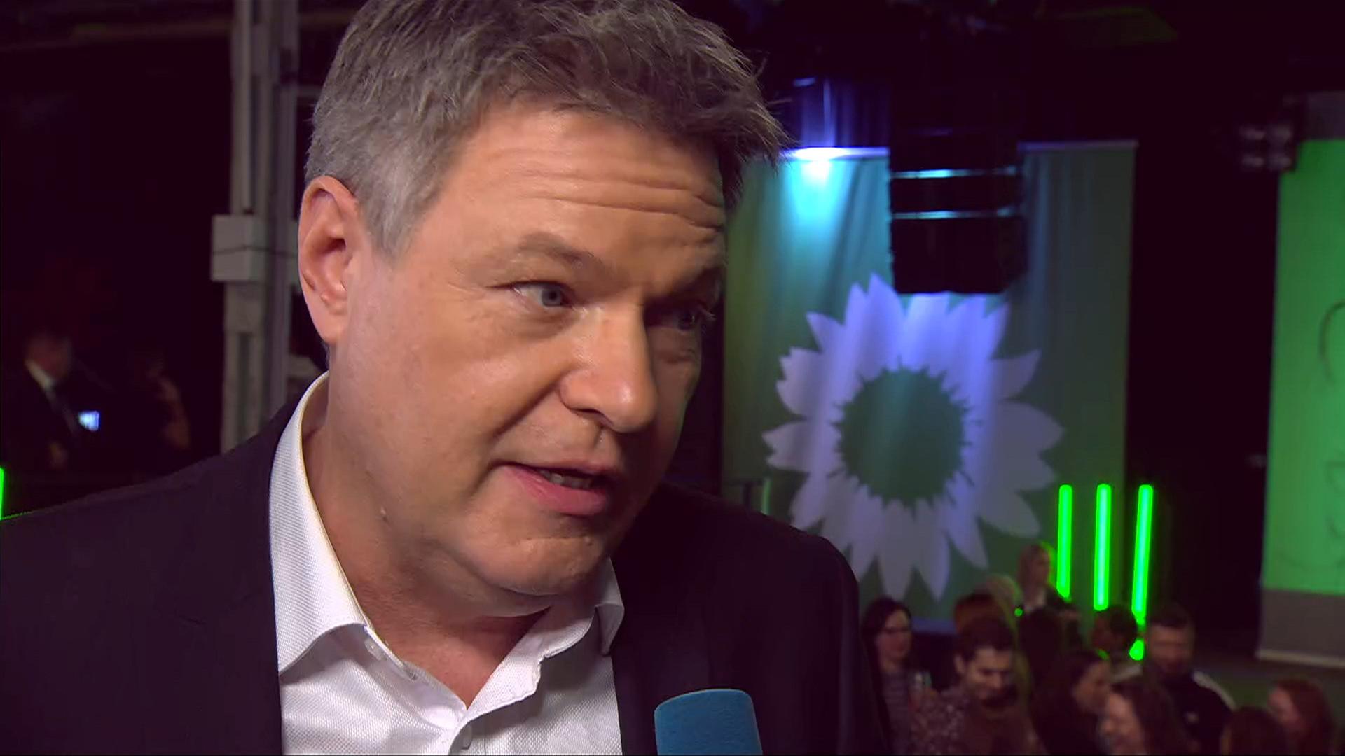 Robert Habeck (Grüne) zur Wahl