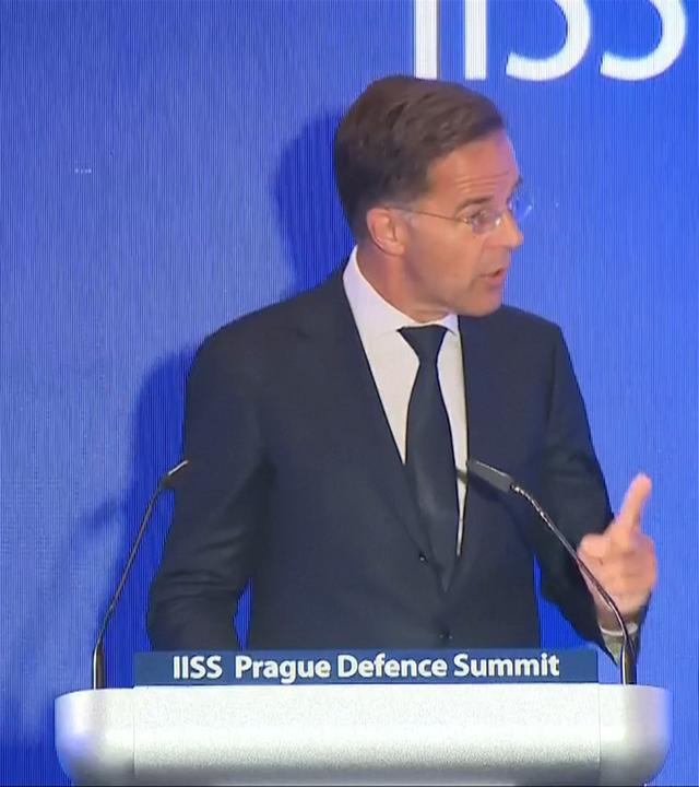 Rutte bei Sicherheitskonferenz in Prag