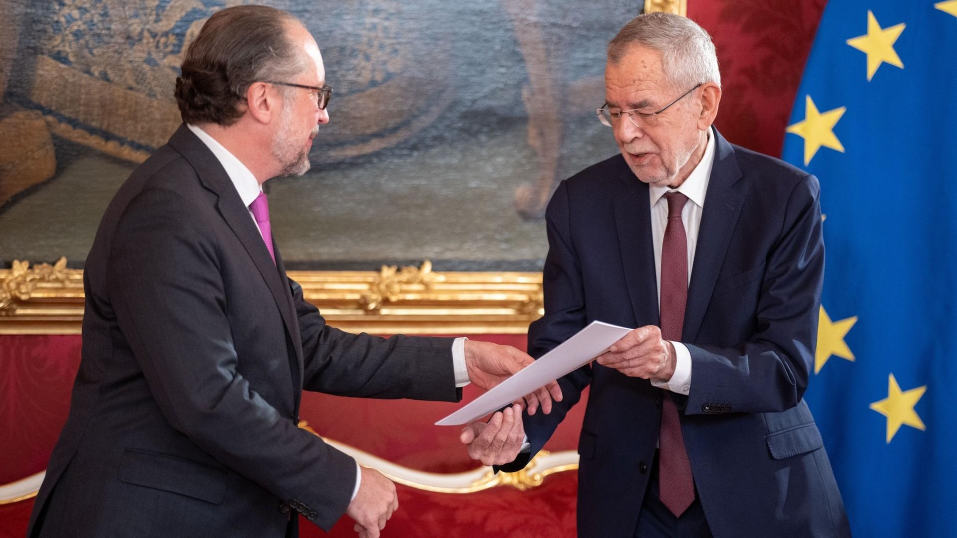 Schallenberg zum Interimskanzler ernannt