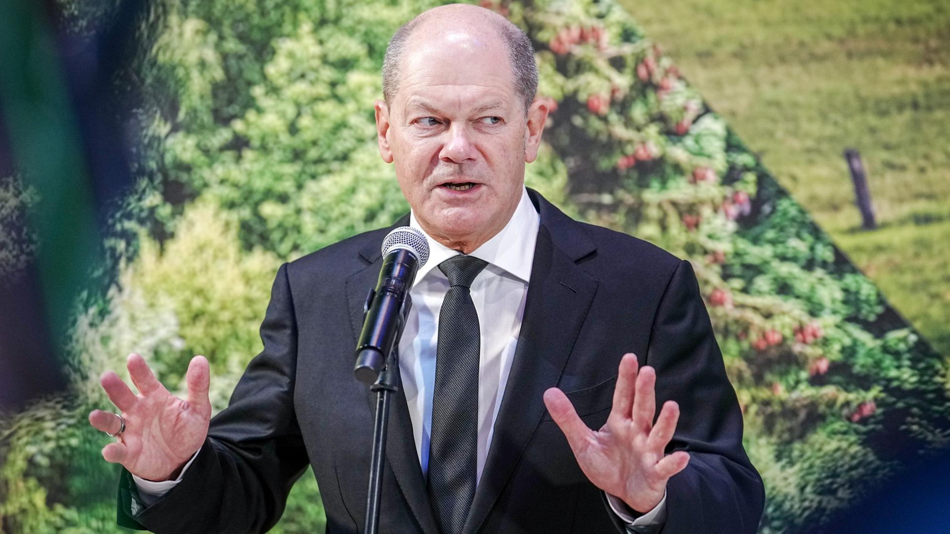 Scholz auf der Grünen Woche