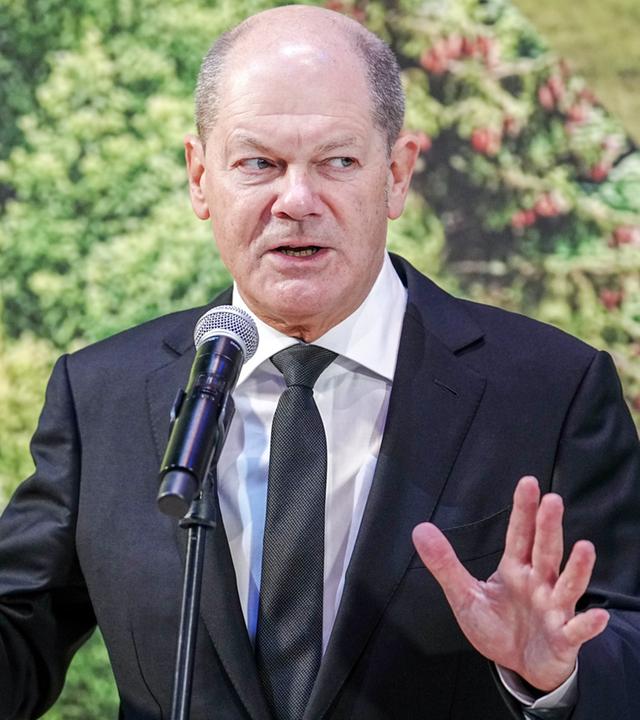 Scholz auf der Grünen Woche