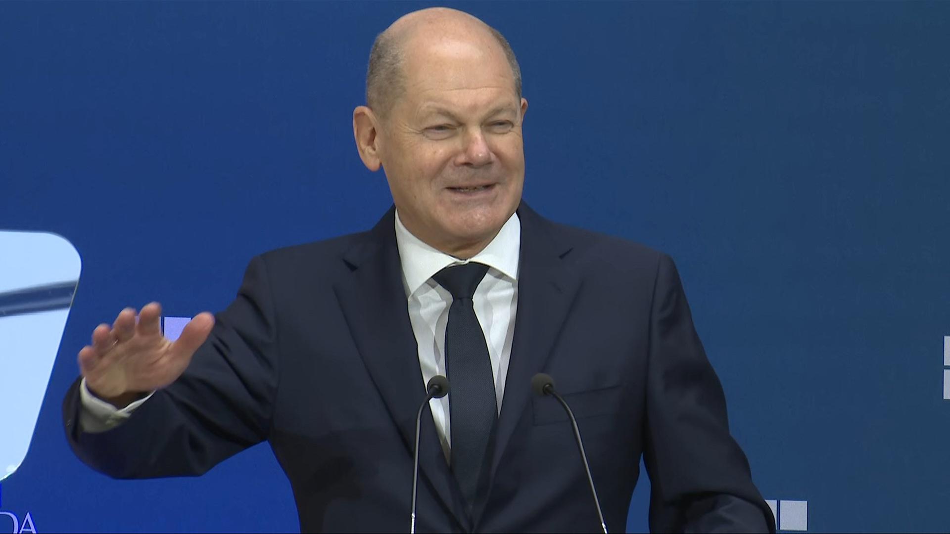 Scholz auf Unternehmerkonferenz