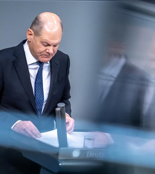 Scholz verspricht Verlässlichkeit in der Etatkrise