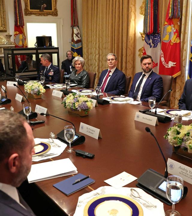 Selenskyj im Weißen Haus: Gespräch im Arbeitszimmer