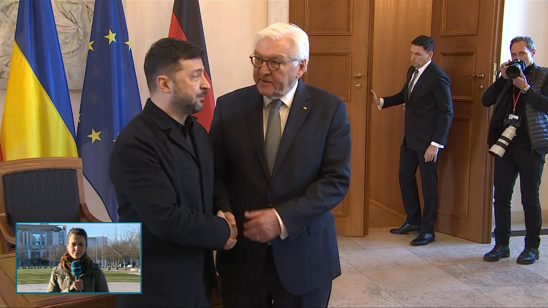 Selenskyj trifft den Bundespräsidenten