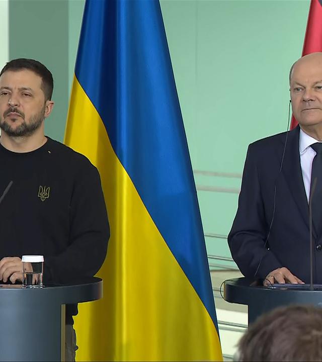 Selenskyj trifft Scholz in Berlin