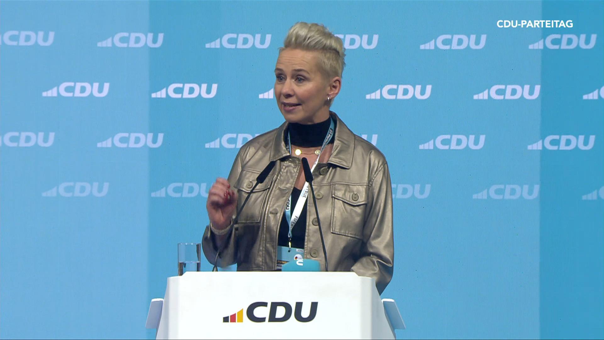Silvia Breher auf dem CDU-Parteitag