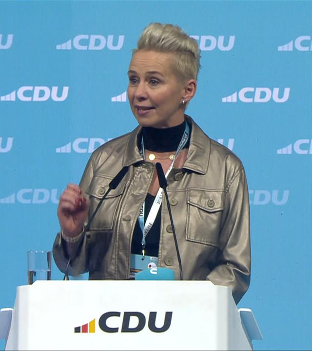 Silvia Breher auf dem CDU-Parteitag