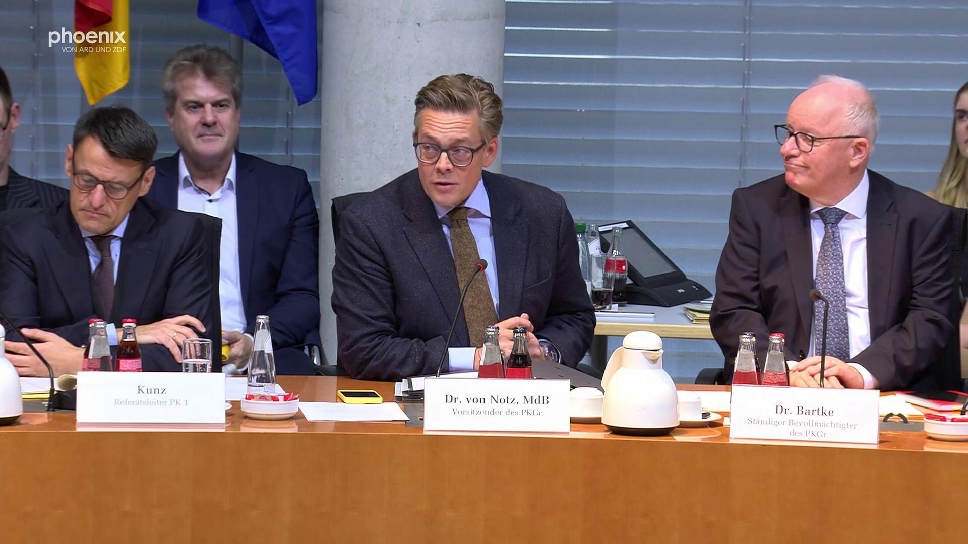 Sitzung Parlamentarisches Kontrollgremium