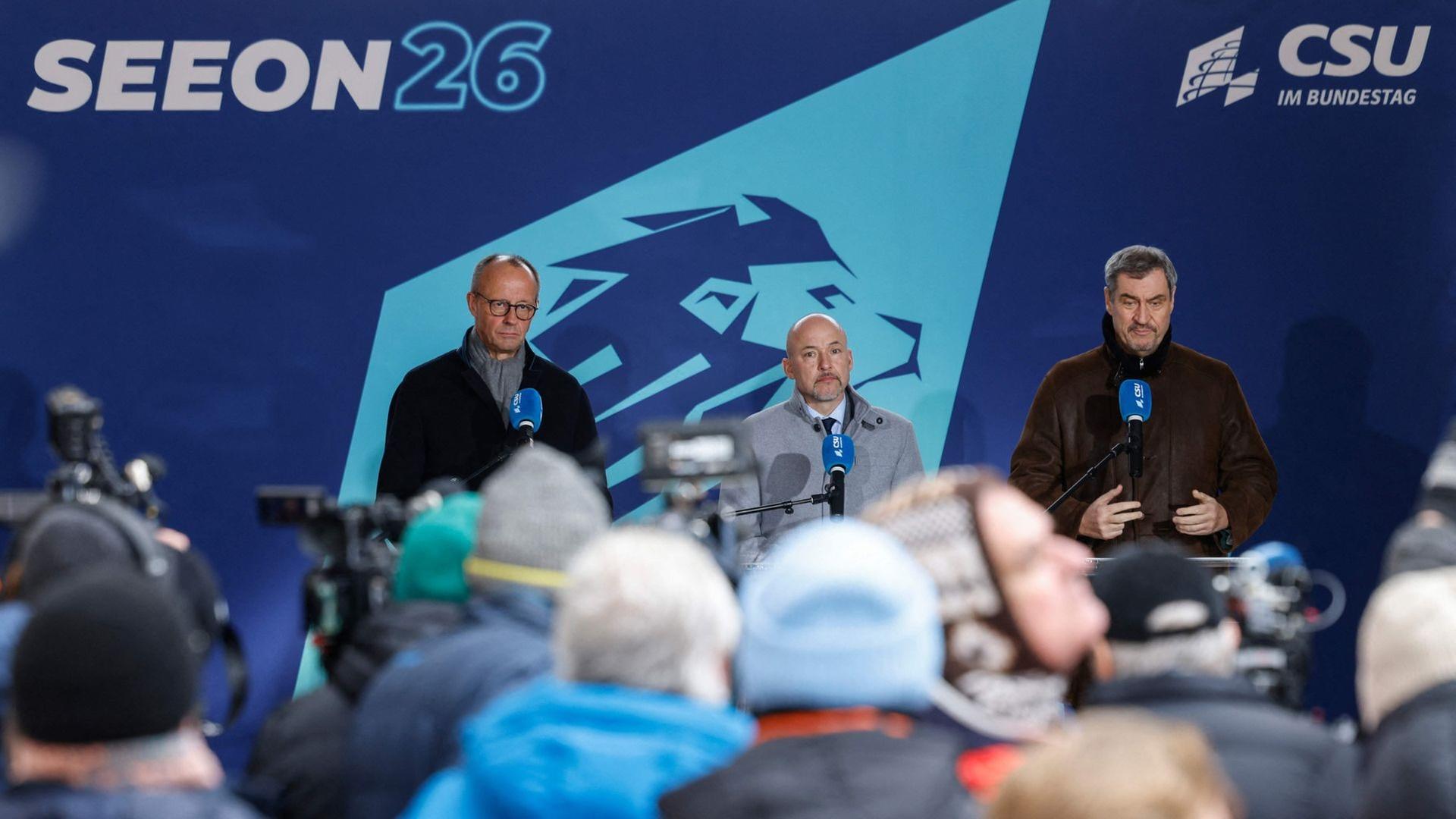 Söder zu Merz: "Du bist unser Trumpf für Trump"