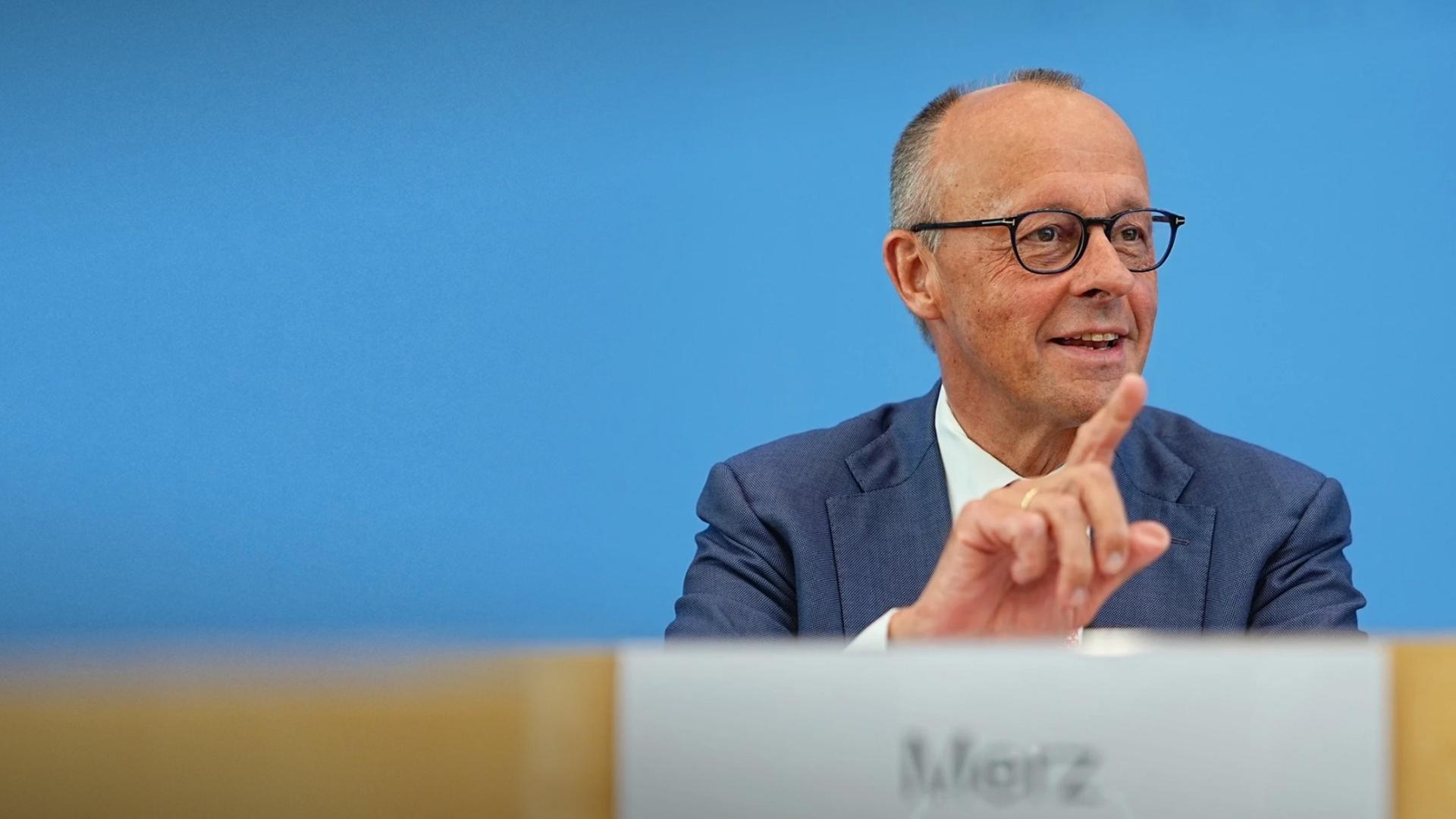 Sommerpressekonferenz mit Bundeskanzler Merz