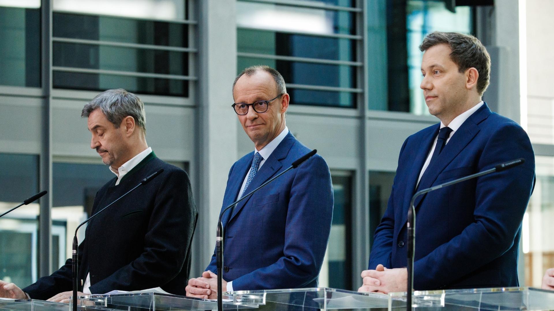 Sondierungsergebnisse Union und SPD