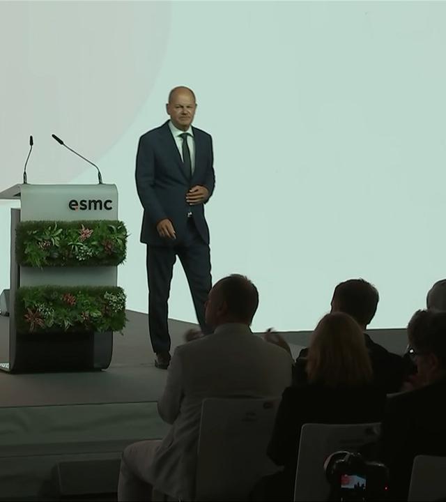 Spatenstich für Chipfabrik in Dresden