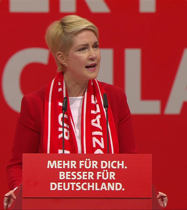 SPD-Parteitag: Eröffnungsrede Manuela Schwesig