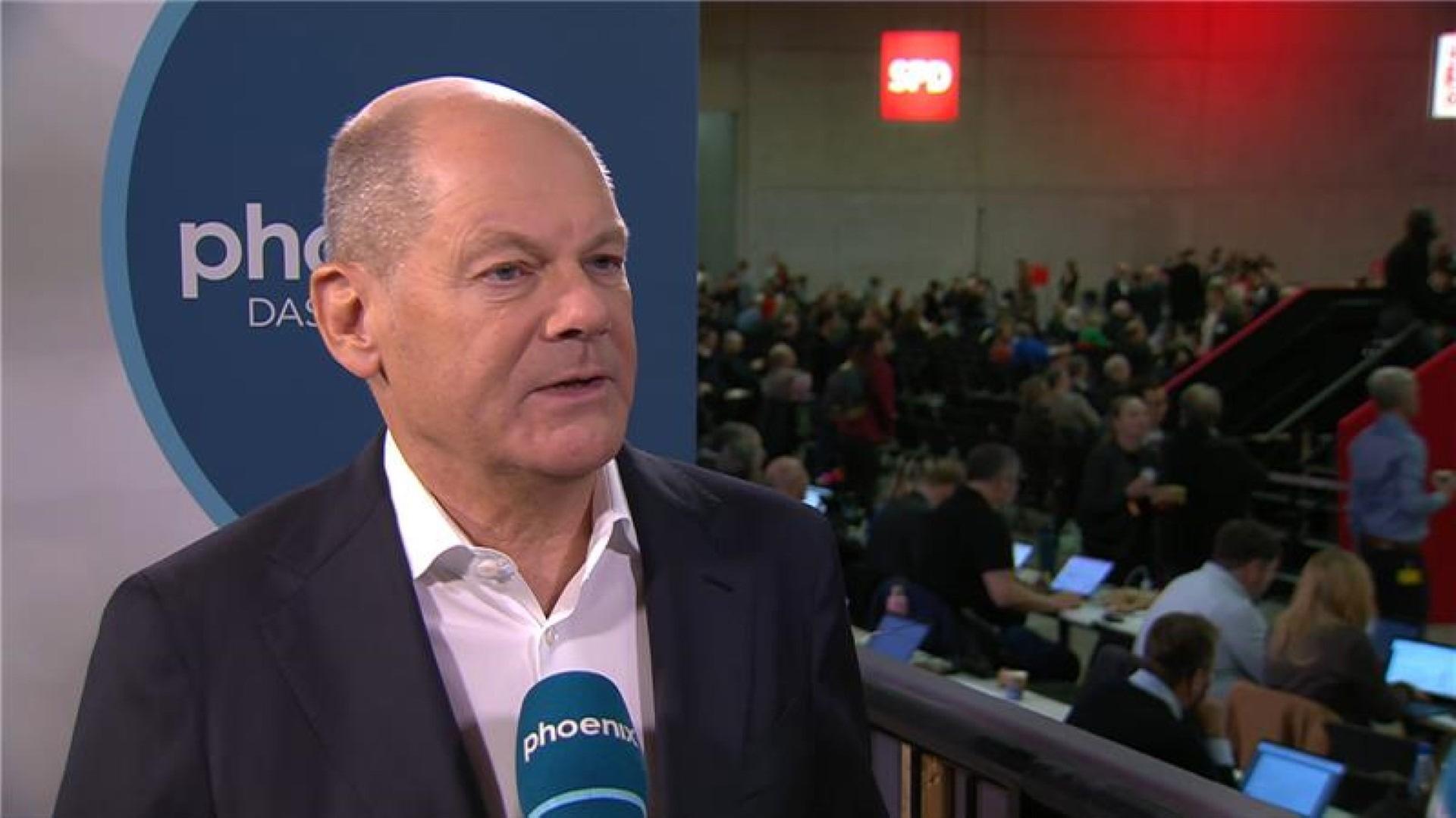SPD-Parteitag: Interview mit Olaf Scholz