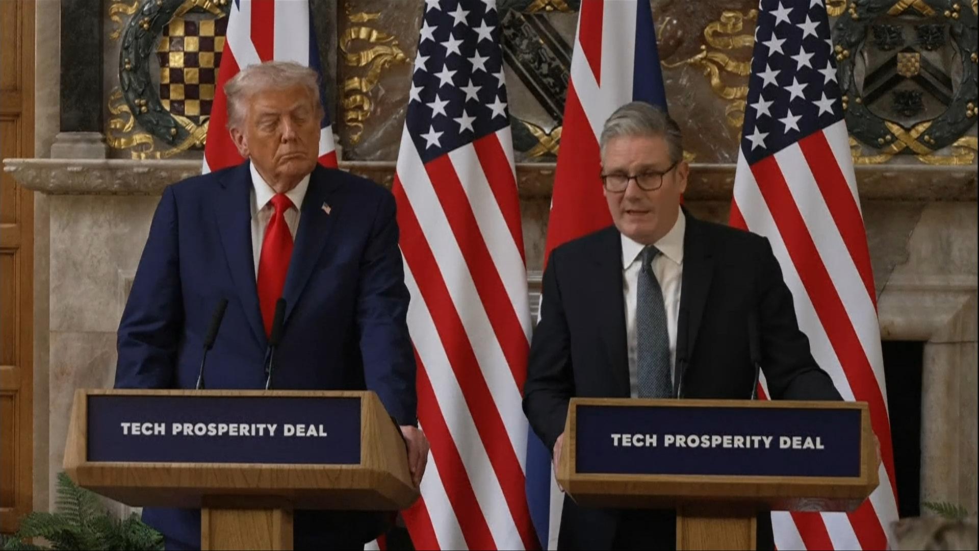 Staatsbesuch: Trump trifft Starmer