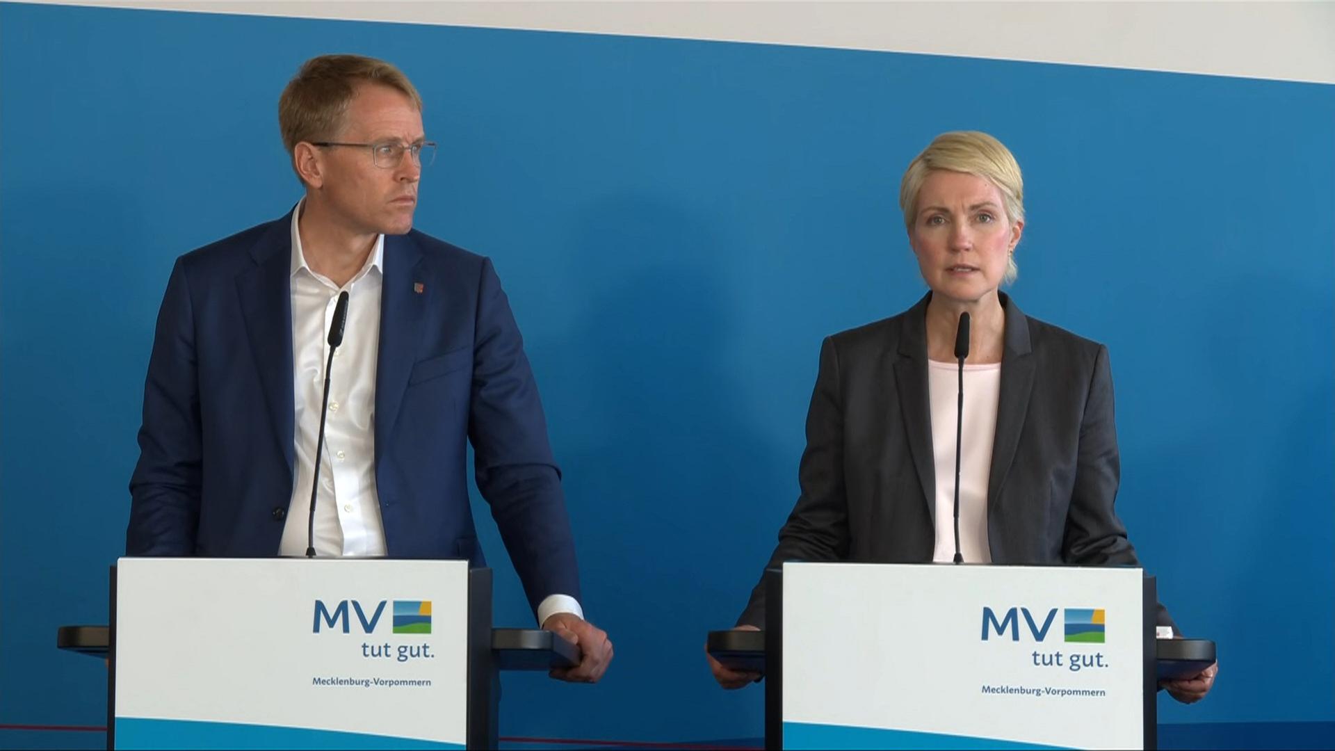 Statements Schwesig und Günther zu niedrigen Gasspeicherständen