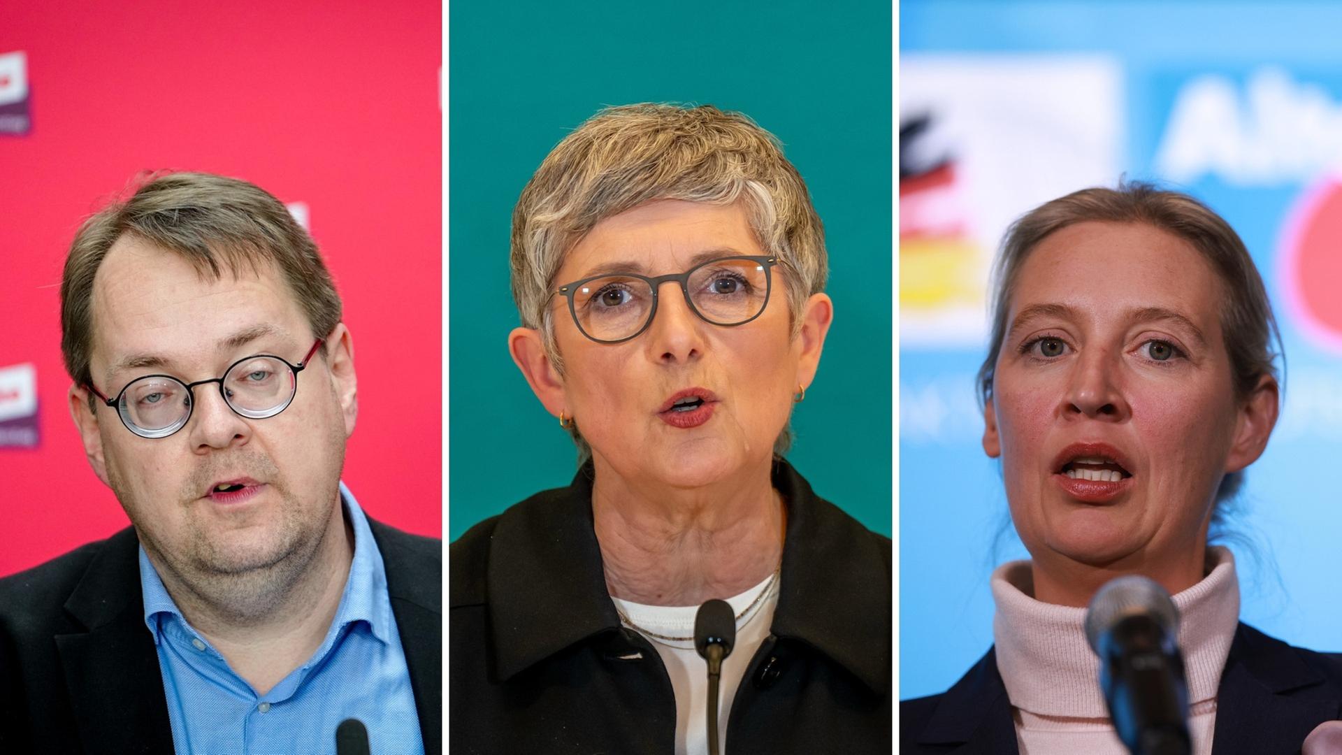 Statements von Linke, Grüne und AfD