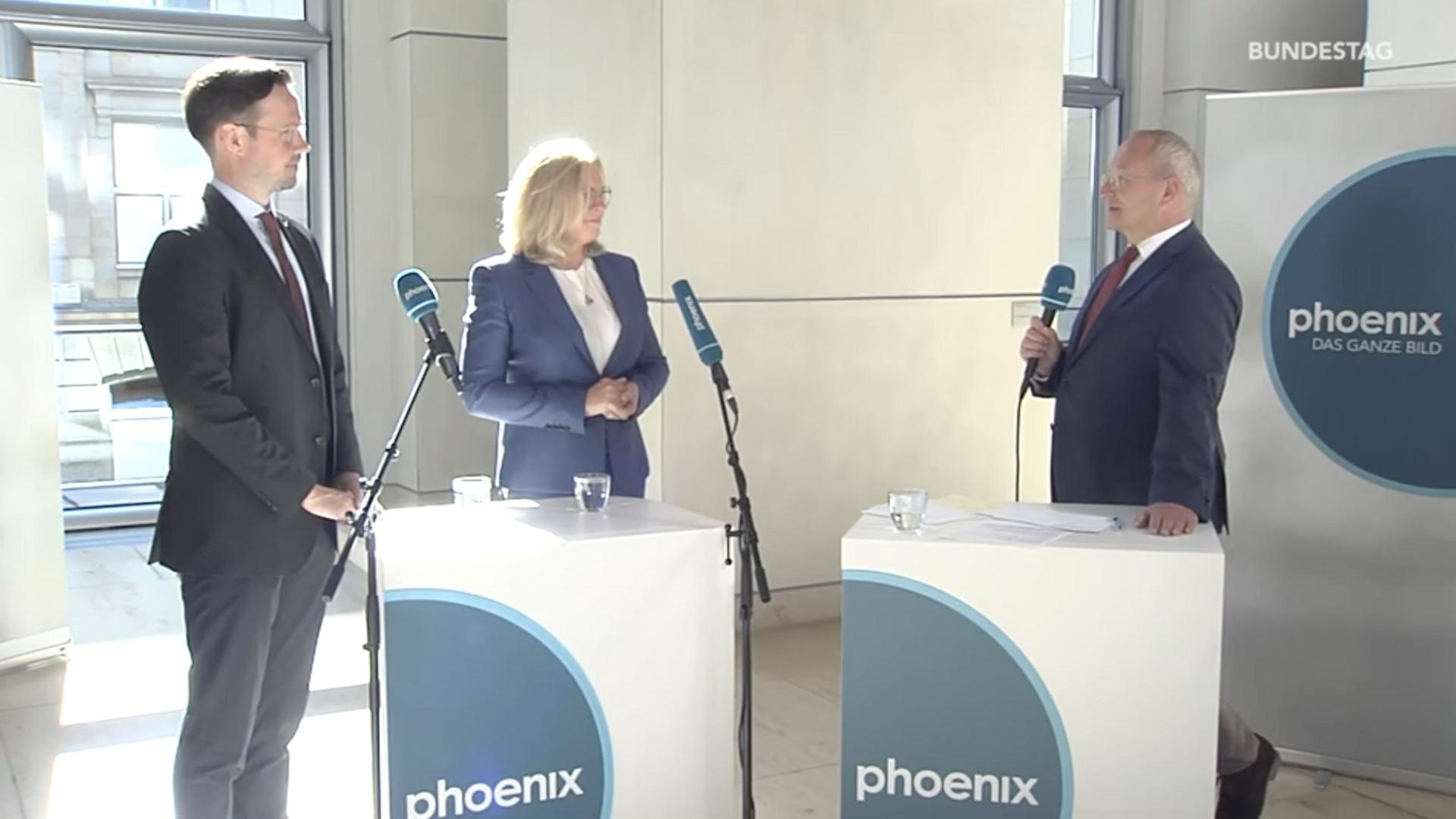 Talk zur Sicherheitslage in Deutschland