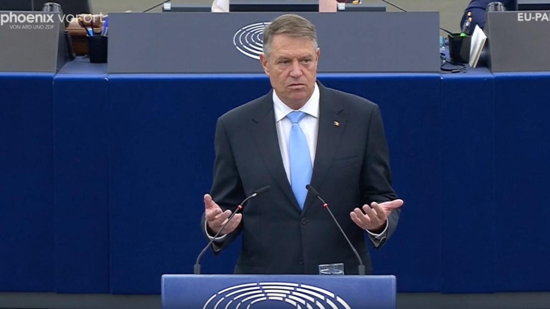 "This is Europe"- Debatte mit Klaus Johannis