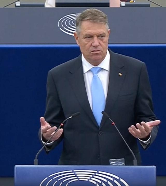 "This is Europe"- Debatte mit Klaus Johannis