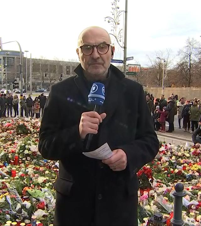 Trauer am Anschlagsort