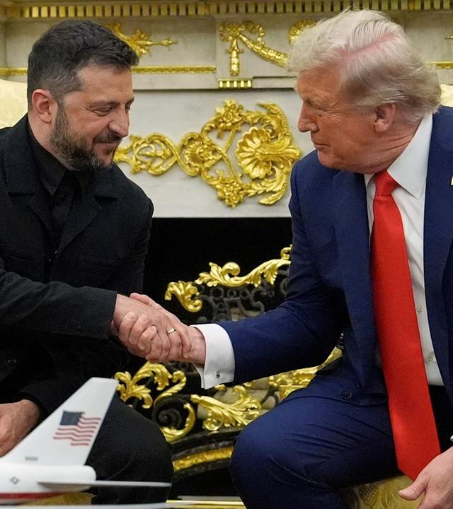 Trump beim Ukraine-Treffen: "Ich will, dass der Krieg endet"
