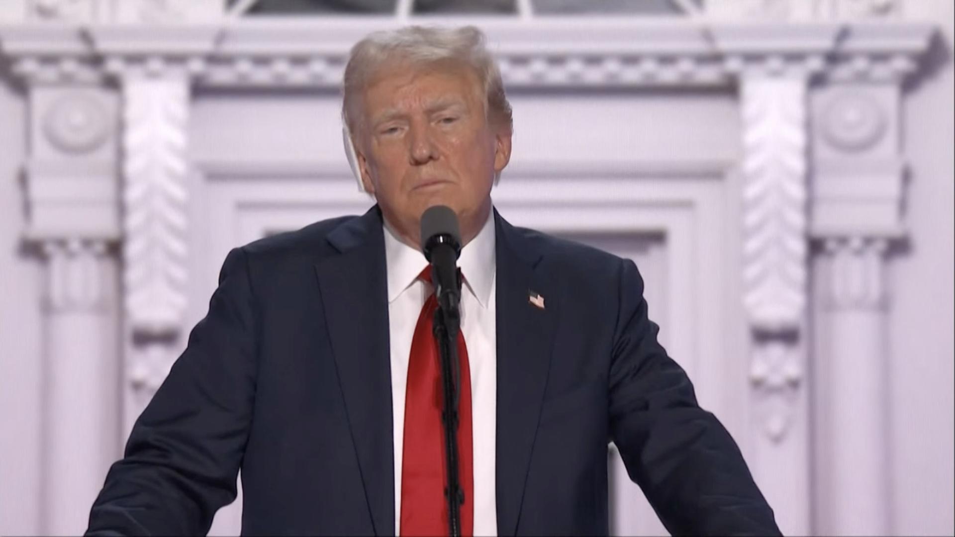 Trump in Milwaukee (Ausschnitte)